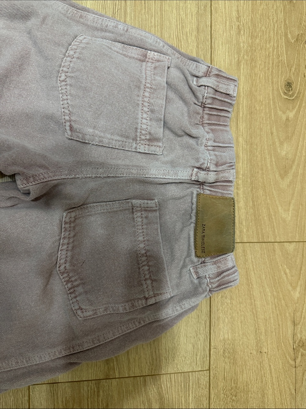 Zara Kids Two-Piece Set in Green and Dusty Pink - Picture 7 of 8